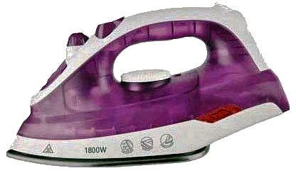Праска EI8817AV Grunhelm 1800W, тефлонова підошва - зображення 6