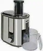 Фото товара Соковыжималка GRUNHELM GJR624, черная, 600W, стакан 450 мл