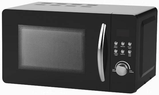 Мікрохвильова піч GRUNHELM 20UX71-L, чорна, 800W, 20 л - зображення 6