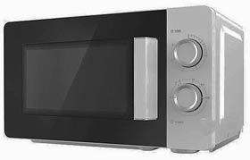 Фото товару Мікрохвильова піч GRUNHELM 20MX68-LW, 20 л, 800 W, 6 рівнів потужності, механічна