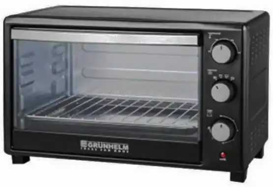 Піч електрична GRUNHELM GN33AR, 33 л, чорна, 1600W - зображення 5