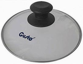 Фото товару Кришка для посуду скляна Gusto GT-8100-22, 22 см
