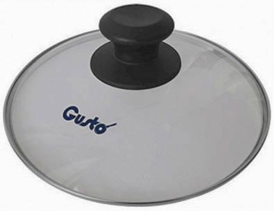 Кришка для посуду скляна Gusto GT-8100-22, 22 см - зображення 1