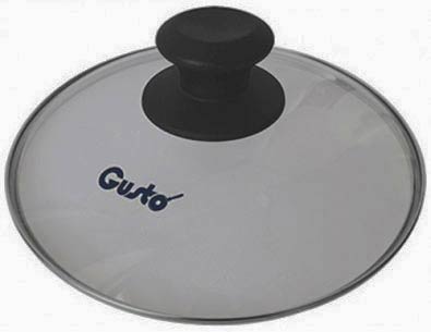 Кришка для посуду скляна Gusto GT-8100-16, 16 см - зображення 1