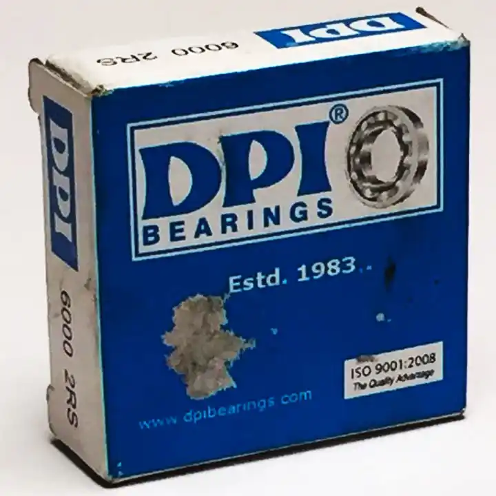 Підшипник DPI 6000-RS (180100) (Індія), розміри: 10*26*8 мм, для редуктора мотокоси - зображення 5