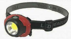 Фото товару Ліхтарик налобний 1802-COB+LED 12V