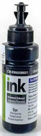 Чорнило CW-EW650BK Black Colorway 100 г для принтерів Epson. - зображення 5
