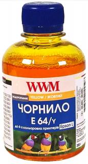 Фото товару Чорнило E64/Y Yellow WWM 200 г, для Epson