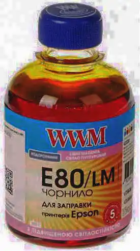 Чорнило WWM E80/LM Light Magenta 200 г, для Epson L800 водорозчинне - зображення 5