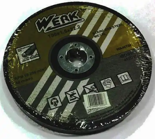 Відрізний круг по металу та нержавіючій сталі 150х1,6х22,2 WERK (WE201107/4131713) - зображення 5