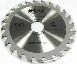 Фото товару Диск для пили 125х22,23 24 зуб. по дереву WERK (WE109103/4332622)