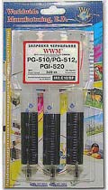 Фото товару Чорнило WWM CANON PG-510, PG-512 Black Pigment 20 мл