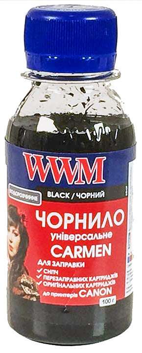 Чорнило WWM CARMEN (CU/B) Black 100 г для принтерів Canon - зображення 1