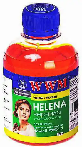 Чорнило HU/Y Yellow HELENA WWM 200 г, для принтерів HP - зображення 5