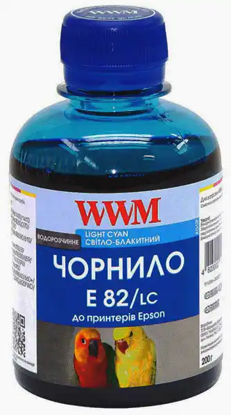 Чорнило WWM E82/LC Light Cyan 200 г - зображення 5