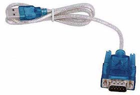 Фото товару Адаптер USB 2.0 Male to COM Male (RS232), довжина кабелю 1 м