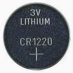 Батарейка CR1220, Videx, 3 V, літієва, бл. 5/1, аналоги: DL1220, ECR1220, BR1220, KCR1220, SB‑T9 - зображення 1