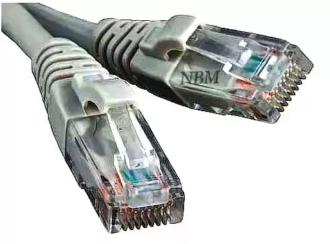 Кабель Патч-корд 5 м сірий, ATcom UTP, RJ45, Cat.5e, для створення компʼютерної мережі та підключення інтернету до компʼютера, ноутбука, телевізора - зображення 5