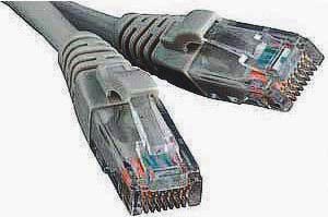 Кабель Патч-корд 3 м сірий, ATcom UTP, RJ45, Cat. 5e, для створення компʼютерної мережі та підключення інтернету до компʼютера, ноутбука, телевізора - зображення 6