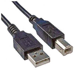 Фото товару Кабель для принтера 3 м, USB 2.0 Male на USB B Male Cablexpert CCF-USB2-AMBM-10 чорний з феритом