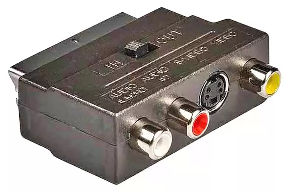 Адаптери SCART Male на 3xRCA Female/S-Video Female - зображення 5