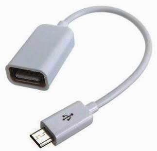 Перехідник micro USB male на USB female, RTL, білий - зображення 1