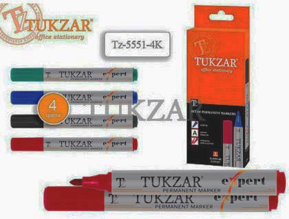Набір маркерів перманентних Tukzar Tz-5551-4К, 2.5 мм, 4 кольори - зображення 6