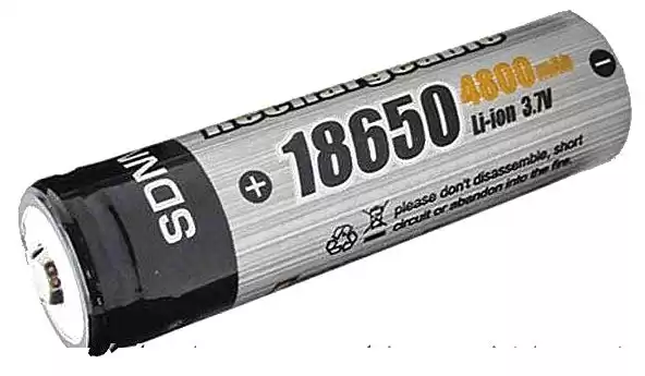 Акумулятор 18650 SDNMY 4800 mAh, літієвий, 3.7V - зображення 5
