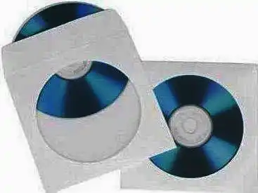Конверт для CD DVD дисків паперовий з віконцем, білий, 50 шт. - зображення 5