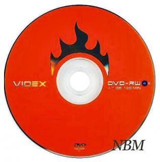 Фото товару Диски DVD-RW Videx 4,7Gb 4x Bulk 50 шт.