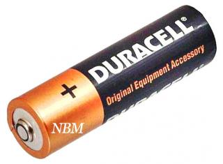 Фото товару Батарейка AA LR6, Duracell Alkaline, 1,5 V, лужна, уп. 4/1, аналоги: R6, UM3, 15, 15A, MN1500