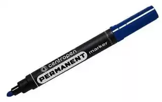 Фото товара Маркер перманентный Centropen 8566, круглый, синий, (10/1)