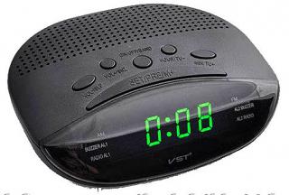 Фото товару Годинник мережевий VST-908-4 салатовий, радіо FM, 220V