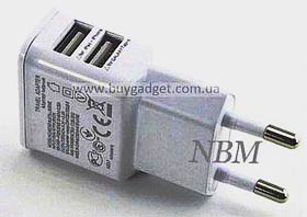 Фото товару Зарядний пристрій 220V на USB, 5V 2.1, OEM