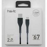 Фото товару Кабелі USB Male на micro USB, Havit HV-H611, 1.8 м