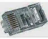 Фото товара Коннектор RJ-45, 8p8c UTP, cat 5e. 100 штук в упаковке