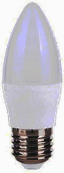 Лампи LED LB0530-E27-C37, C37, 5W, E27, 3000K, 460LM - зображення 1