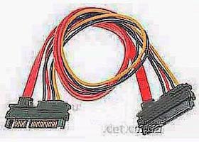 Фото товару Подовжувач SATA 7 + 15pin Male на SATA 7+15pin Female