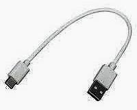 Фото товару Кабель USB2.0 to USB3.1 Type-C, AM/CM, струм 2.4 А, 0.2 метра, чорного кольору