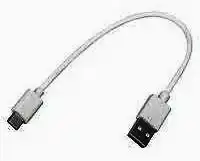 Кабель USB2.0 to USB3.1 Type-C, AM/CM, струм 2.4 А, 0.2 метра, чорного кольору - зображення 5