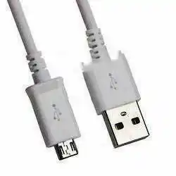 Кабель micro USB M на USB M, 2.4 А, 20 см, білий - зображення 5