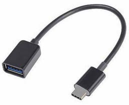 Фото товару Кабель OTG USB Female на Type-C, 10 см, OEM, чорний