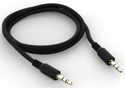 Кабелі AUX 3pin Audio 3.5 mm Male на Audio 3.5 mm Male, 5 м - зображення 1