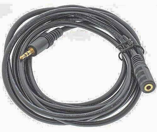 Подовжувач AUX Audio 3.5 mm Male на Audio 3.5 mm Female, 5 м - зображення 1