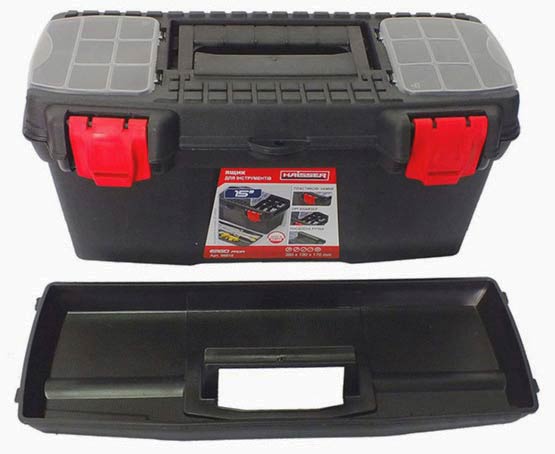 Ящик для інструментів 16" Staff Basic ALU 415*226*200 мм Haisser - зображення 6