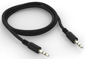 Фото товару Кабелі AUX 3pin Audio 3.5 mm Male на Audio 3.5 mm Male, 2 м