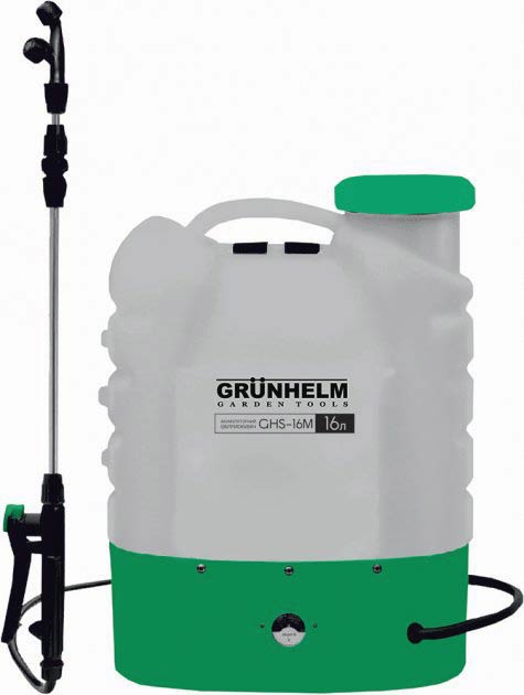 Обприскувач GHS-16M Grunhelm акумуляторний - сучасний апарат для боротьби зі шкідниками, бур