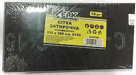 Сітка затирочна вольфрамова 115х280 мм, к150, н-р 10 шт WERK - зображення 5