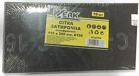 Сітка затирочна вольфрамова 115х280 мм, к150, н-р 10 шт WERK - зображення 1