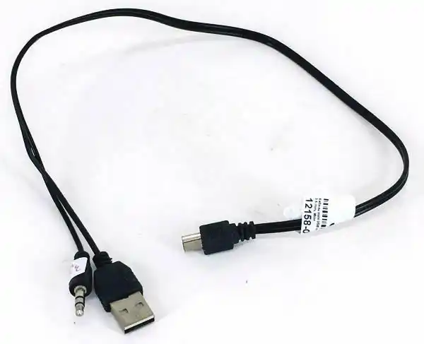 Кабелі mini USB на USB Male + Jack 3.5 mm, 46 см - зображення 5